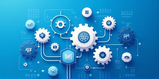 Symbol für einen maschinellen Lernprozess